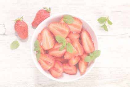 Recette des fraises à la menthe et trikatu