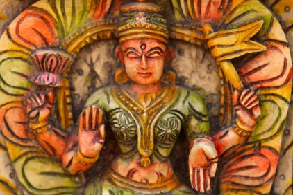 Représentation de Vishnu dieu Indien