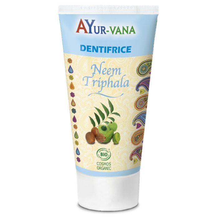 image de Certified organic neem & triphala toothpaste