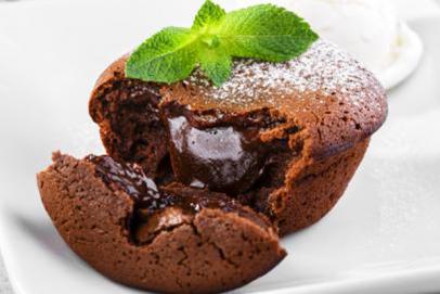 Fondant au chocolat et au bilva