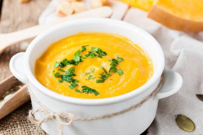 Soupe de carottes au curry