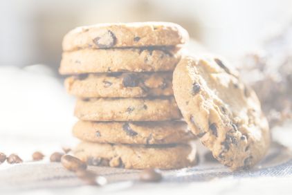 Photo of a stack of chocolate chip and bilva cookies